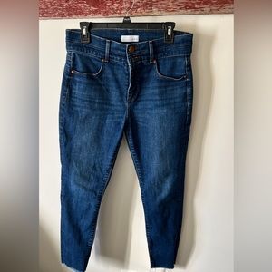 High waisted skinny jeans